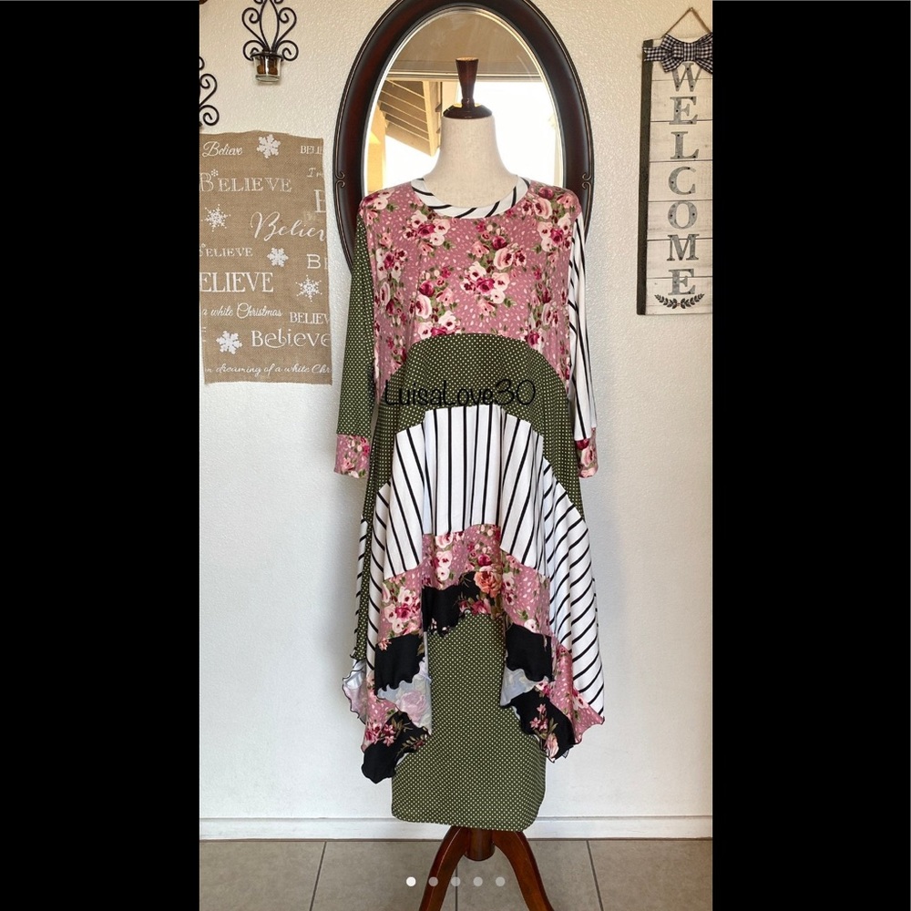 Custom top and skirt set
